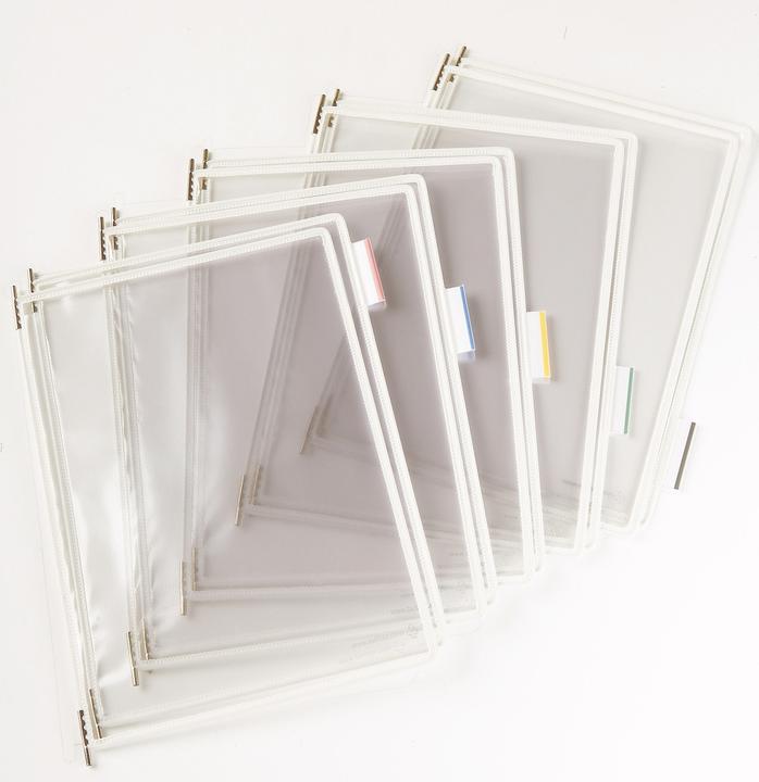 Actual product image Tarifold 20 display panels DIN A5 white top opening