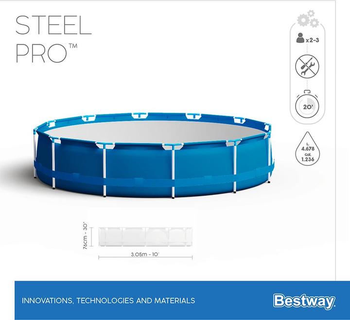 Produktbild Bestway Steel Pro (Ø 305 x 76cm)