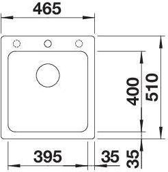 Produktbild Blanco Naxa 45 (46.50 cm, 51 cm)