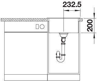 Produktbild Blanco Naxa 45 (46.50 cm, 51 cm)