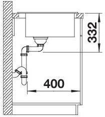 Produktbild Blanco Naxa 45 (46.50 cm, 51 cm)