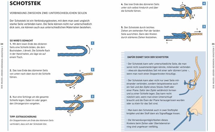 Produktbild Das grosse Knotenbuch - Die 50 wichtigsten Knoten für Alltag und Outdoor (Deutsch, Ulrike Kretschmer, Tim MacWelch, 2024)