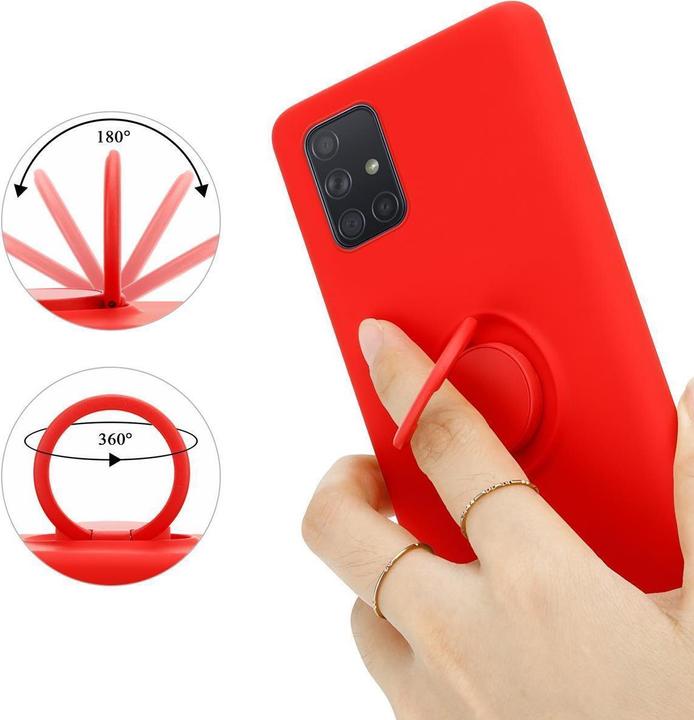 Image du produit Cadorabo TPU Liquid Ring Silicone Case Cover (Samsung Galaxy A71)
