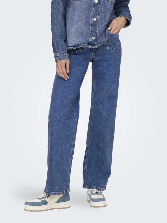 Actual product image Only ONLJUICY Hohe Taille Weiter Beinschnitt Jeans Jeans mit weitem Bein (W31/L32)