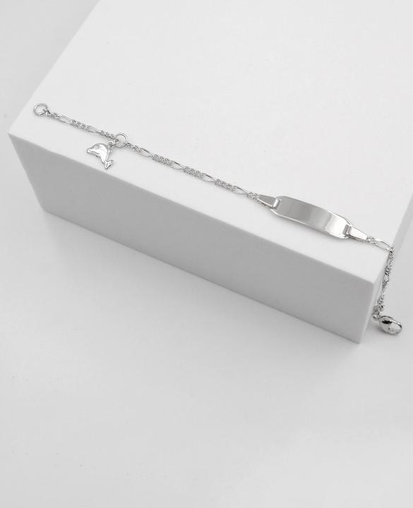 Produktbild Muau Delphin (14 cm, 750/18K Weissgold)
