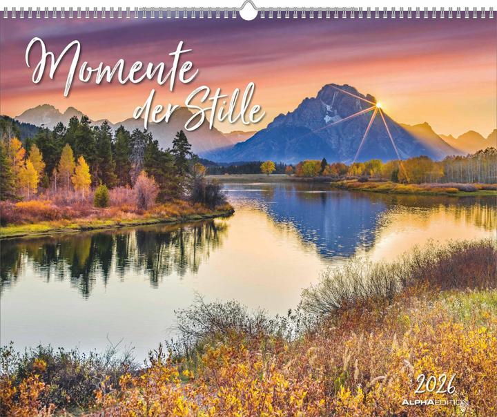 Immagine prodotto Momente der Stille - Wandkalender mit inspirierenden Motiven und Zitaten im Format 52 x 42,5 (Tedesco)