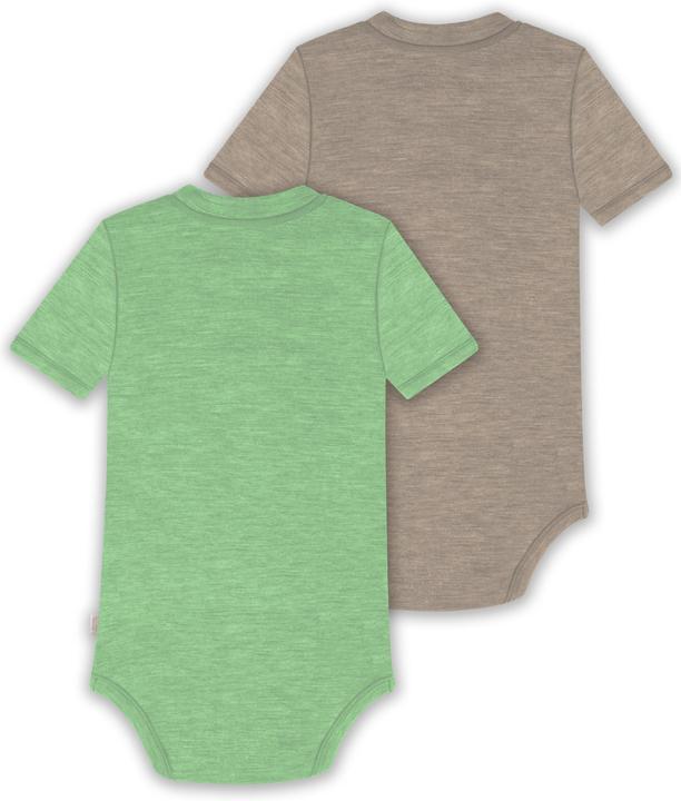Produktbild Normani 2er Set Baby Merino Kurzarmbody „Tihoi" - 9321 (86)