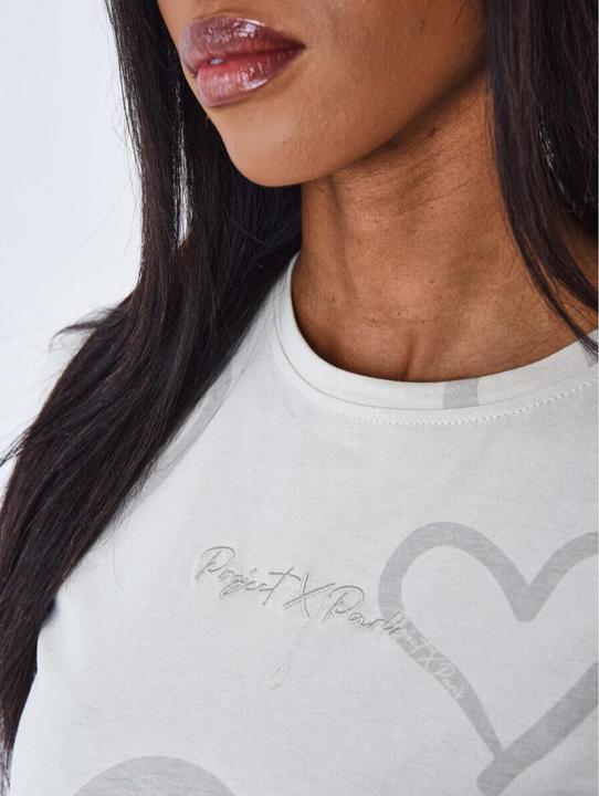 Actual product image Project X Paris 's heart printed t-shirt (XS)