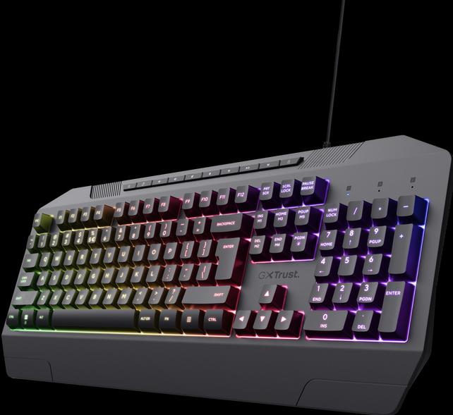 Immagine prodotto Trust Tastiera Da Gioco Gxt836 Evocx It (DE, Cablato)