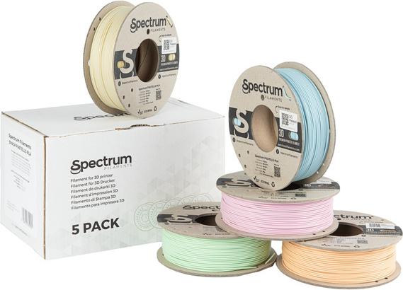 Immagine prodotto Pastello PLA in confezione da 5 pezzi (PLA, 1.75 mm, 1250 g, Multicolore)