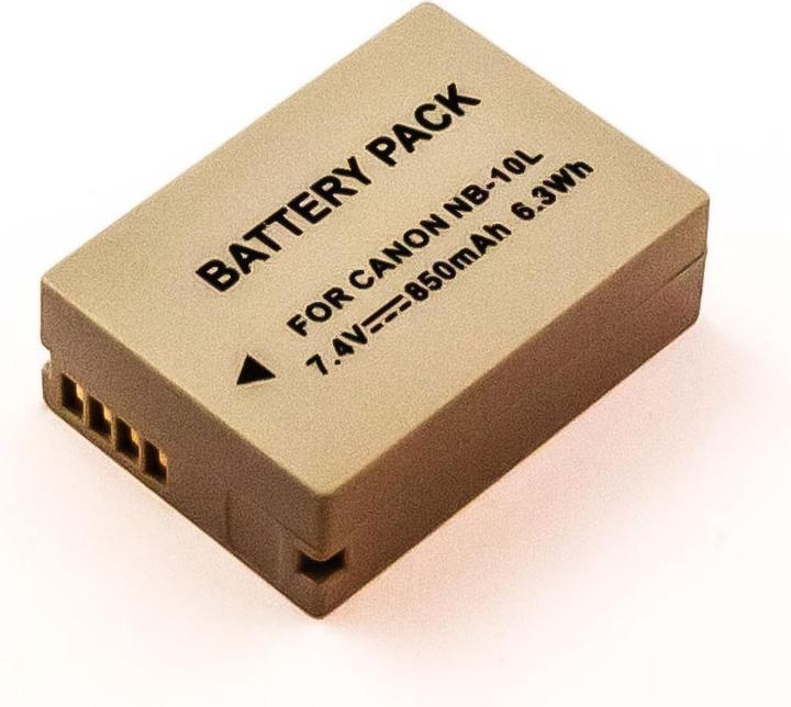 Image du produit AGI Batterie compatible avec Canon PowerShot G3 X - Batterie - 800 mAh (Batterie de l'appareil photo)