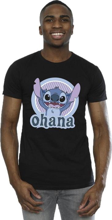 Immagine prodotto Disney Lilo And Stitch Ohana Circle Maglietta Uomo (XL)