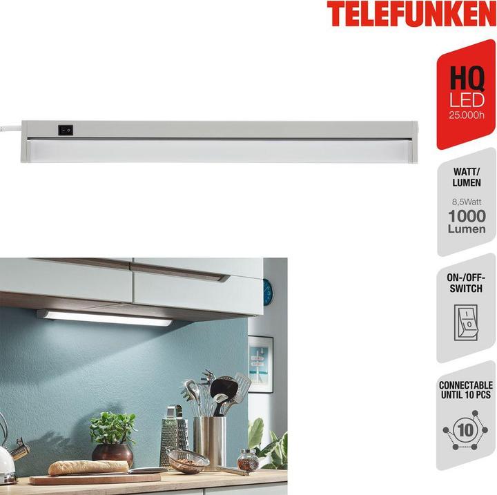 Actual product image Weitere LED Unterbauleuchte, titanfarbig, 1xLED-Platine/8,5W (1000 lm)