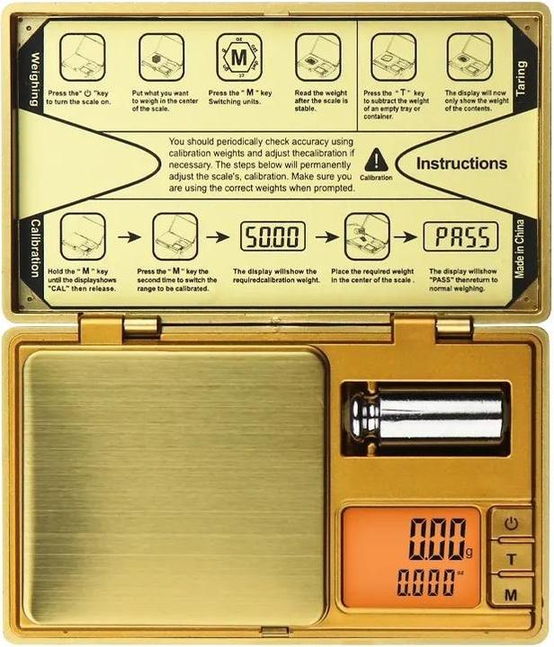 Actual product image Swissdetector High Precision Milligram Scale, 50 g/0.001 g Digital