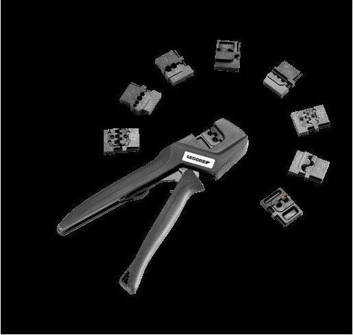 Actual product image Gedore 8140 Crimping pliers base frame without insert (234 mm)