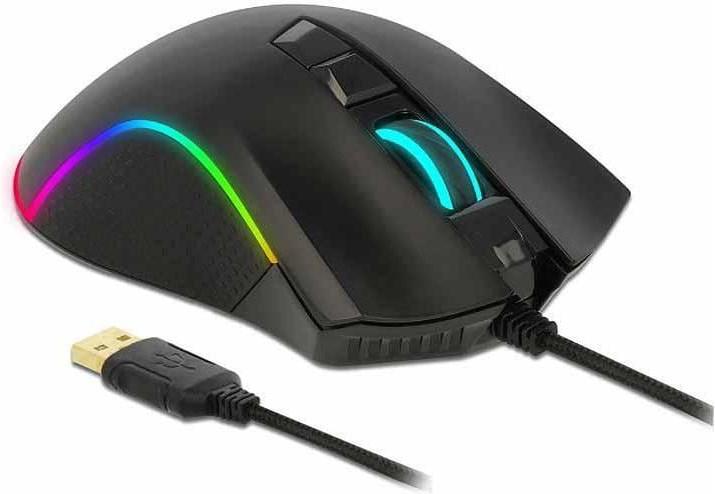 Produktbild Delock 12670 Gamimg Maus, optisch (Kabelgebunden)