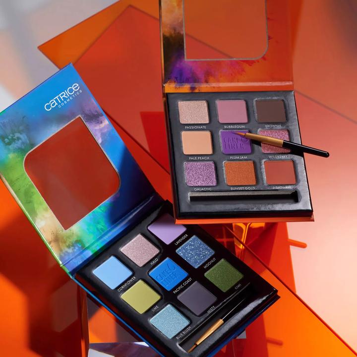 Actual product image Catrice Colour Blast Eyeshadow Palette 010 Tangerine meets Lilac (010 Tangerine meets Lilac)