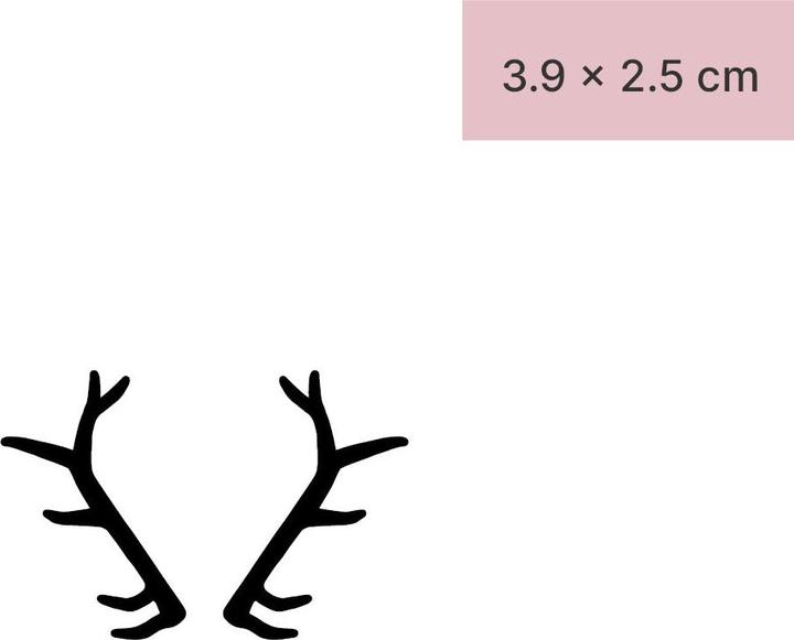 Image du produit minink Tatouage temporaire - Grands bois de cerf