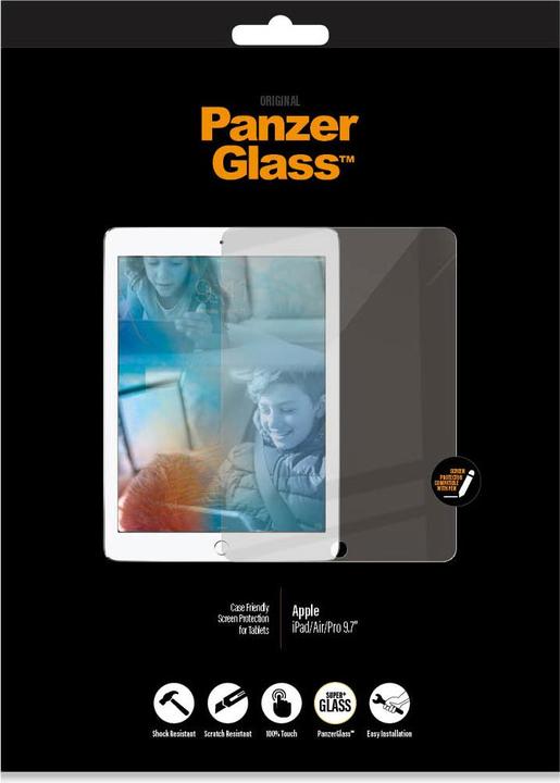 Produktbild PanzerGlass Real (1 Stück, iPad Pro 9.7 2016 (1. Gen), iPad 2017 (5. Gen), iPad 2018 (6. Gen), iPad Air, iPad Air 2014 (2. Gen))