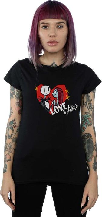Immagine prodotto Disney The Nightmare Before Christmas Love Is Alive Maglietta Donna (M)