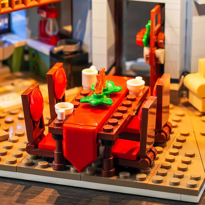 Actual product image BrickBling LED light set for LEGO Santa's visit (10293)