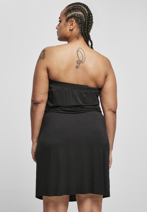 Actual product image Urban Classics Ladies Viscose Short Bandeau Dress (3XL)