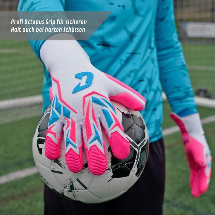 Produktbild Catch & Keep Fussballhandschuhe ViVor Wild Pink Gr. 5 Torwart Goalie Handschuhe (5)