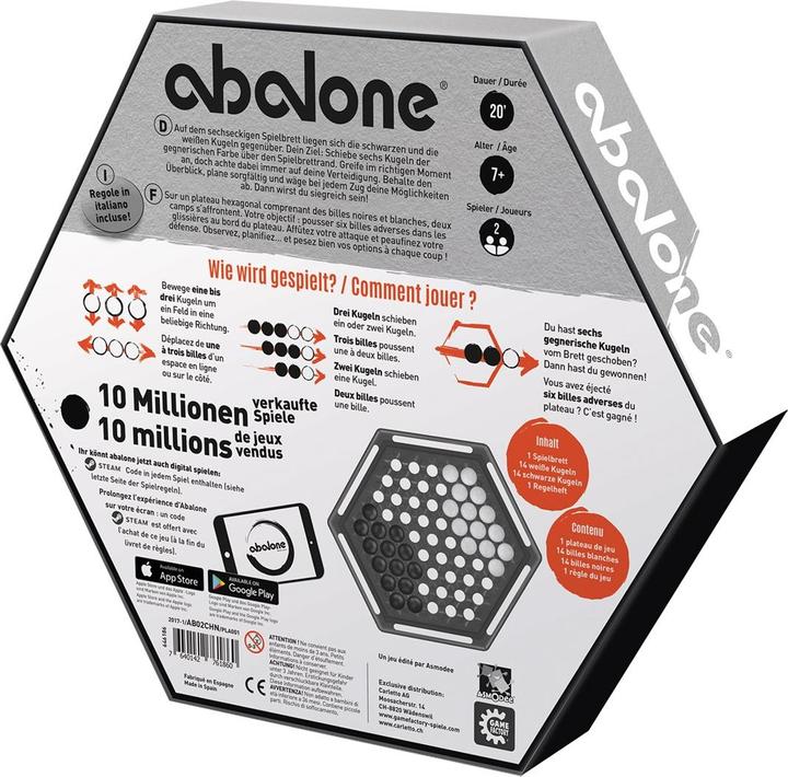 Image du produit Game Factory Abalone Classic New Design (Allemand, Français, Italien)