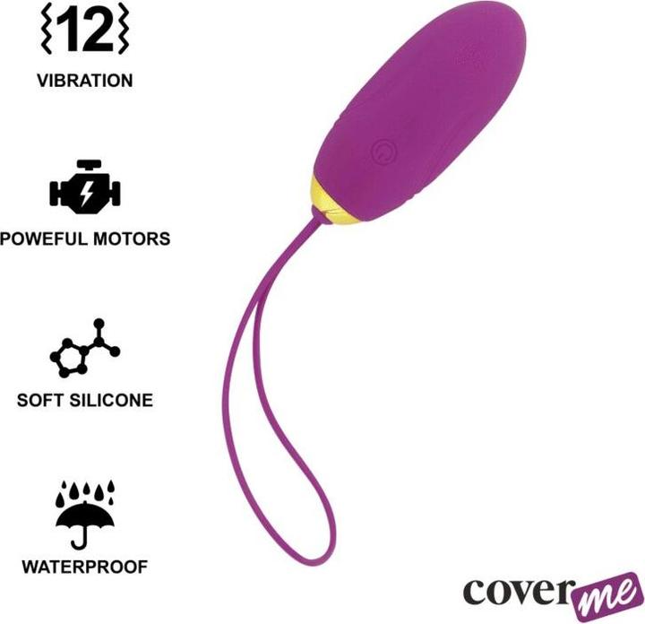 Actual product image Coverme Vibro egg "Lapi" with remote control