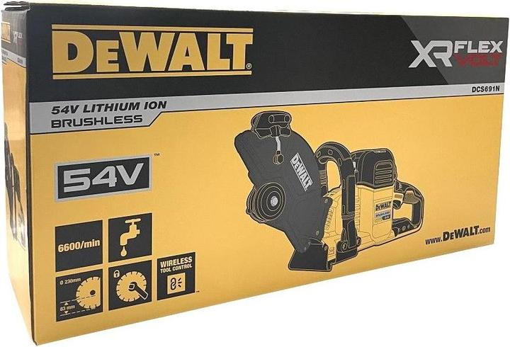 Actual product image DeWalt 54 Volt FLEXVOLT cordless cutoff sander (230 mm) basic version (Eccentric grinder, 800 W)