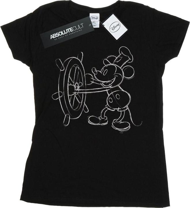 Disney Mickey Mouse Steamboat Sketch TShirt (S)