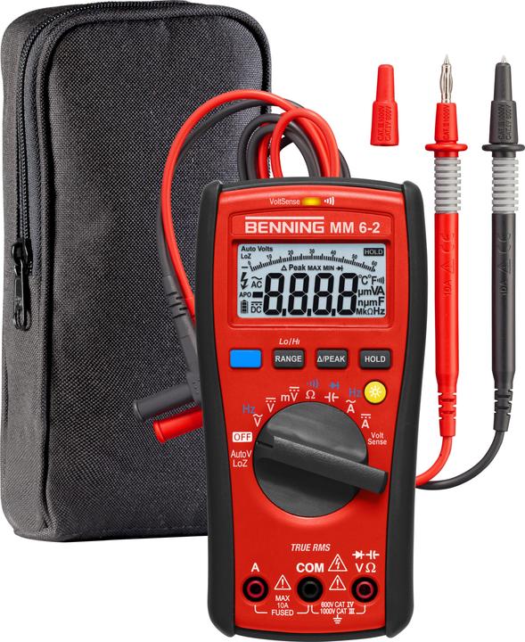 Actual product image Benning Hand Multimeter digital MM 6-2 (CAT IV 600V, CAT III 1000V)