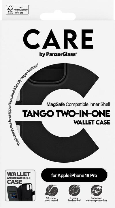 Actual product image PanzerGlass CARE Tango Two-in-One Wallet Case (Apple iPhone 16 Pro)