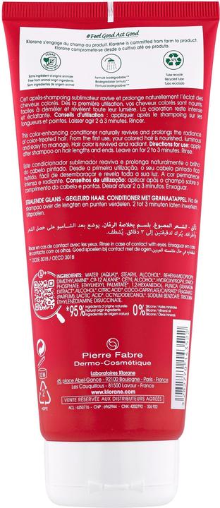 Produktbild Klorane Farbglanz Pflegebalsam mit Granatapfel (200 ml)