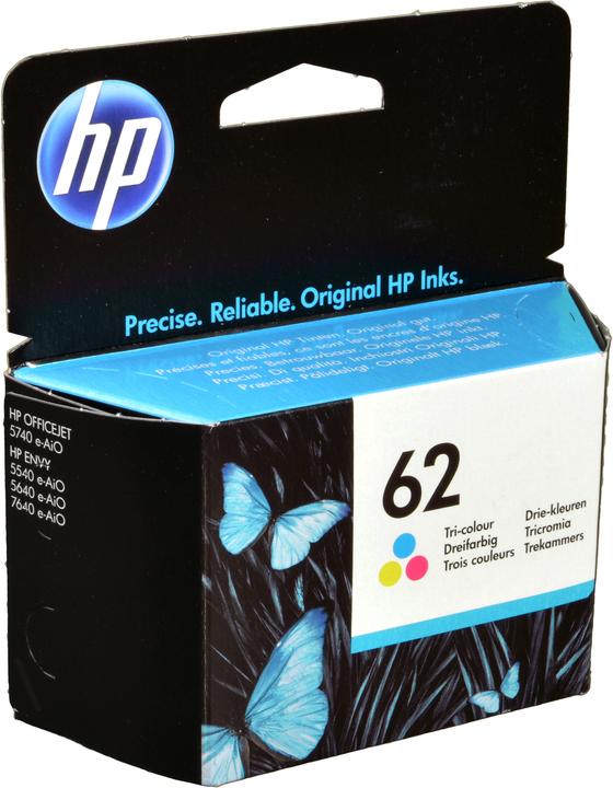 Actual product image HP 62 (M, C, Y)
