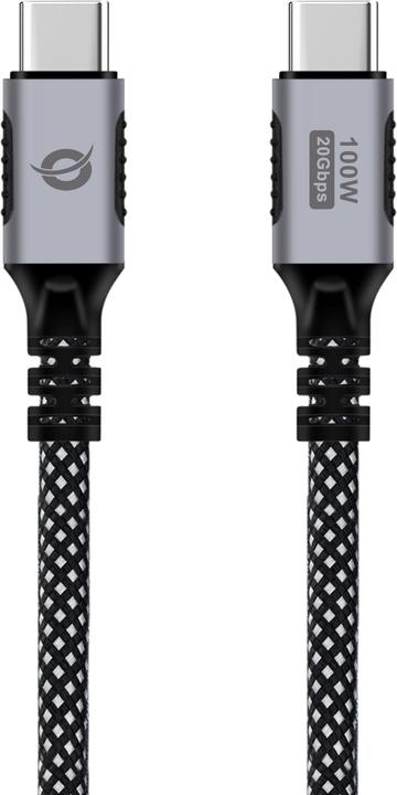 Immagine prodotto Conceptronic Kabel USB-C 3.2 -> C PD3.0 1.20m 5A 4K60Hz sw (1.20 m, USB 3.2 Gen 2x2, 100 W)