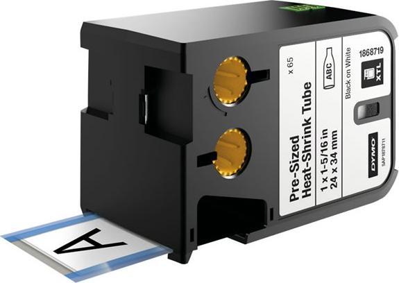 Dymo XTL Heissschrumpfschlauch (2.40 cm, Schwarz)