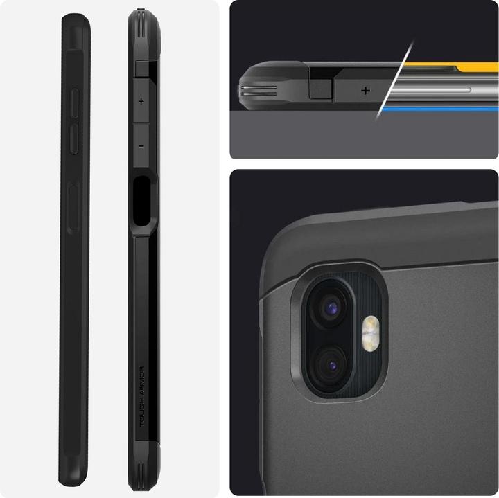 Productafbeelding Spigen TOUGH ARMOR GALAXY XCOVER 6 PRO Zwart (Samsung Galaxy XCover 6 Pro)