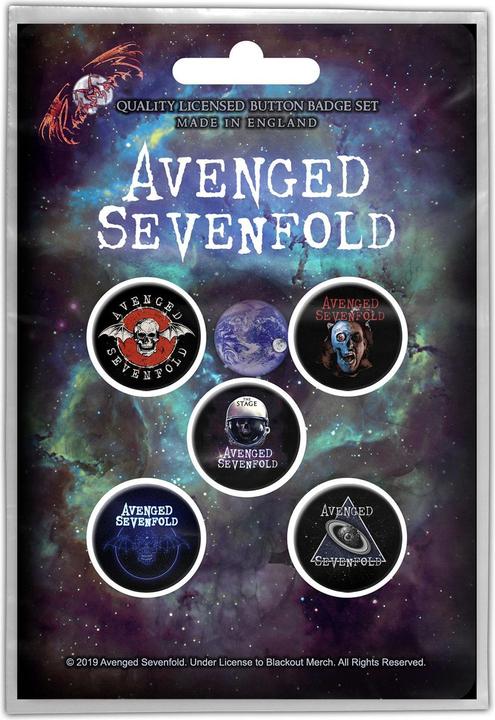 Actual product image Avenged Sevenfold The Stage Badge (Pack of 5)