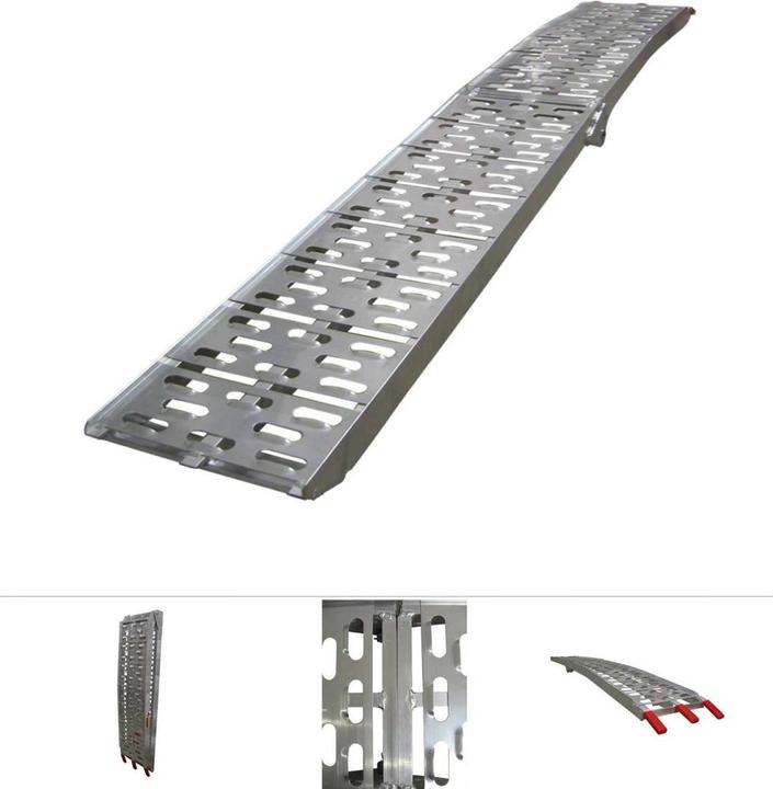 Produktbild Grafner Alu Auffahrrampe Verladerampe klappbar 226x29,5 cm 340 kg
