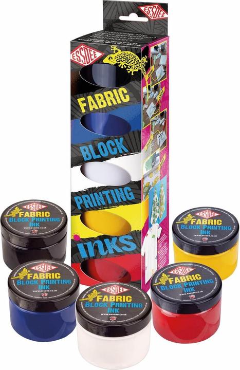 Immagine prodotto Essdee Set di 5 inchiostri per stampa su tessuto (Multicolore, 100 ml)
