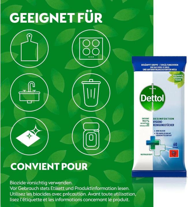 Immagine prodotto Dettol Salviettine per la pulizia disinfettanti