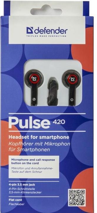 Image du produit Defender Pulse 420 - øreproptelefoner (Filaire)