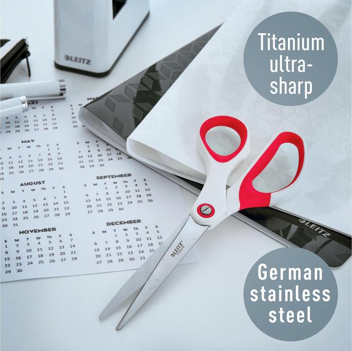 Image du produit Leitz Ciseaux WOW Titan rouge (20.50 cm)