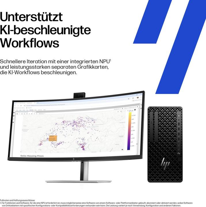 Actual product image HP Z1 G1i Intel Core Ultra 7 265 32GB 1TB/SSD W11P 1J Gar (DE) (Intel Core Ultra 7 265, 32 GB, 1000 GB)