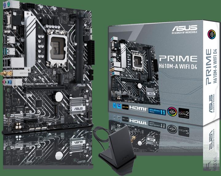 Produktbild ASUS PRIME H610M-A WIFI D4 (LGA 1700, Intel H610, mATX)