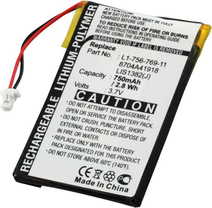 Actual product image Sony Akku PRS-500, PRS-505, PRS-700, PRSA-CL1 (Device specific, 750 mAh)