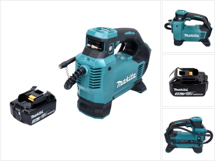 Produktbild Makita DMP 181 F1 Akku Kompressor 18 V 11,1 bar + 1x Akku 3,0 Ah - ohne Ladegerät (11.10 Bar)