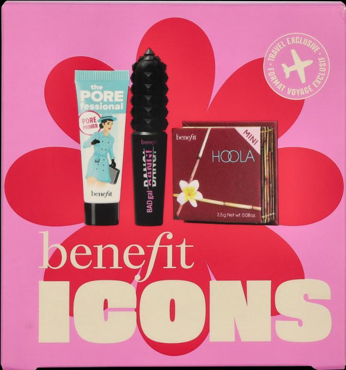 Immagine prodotto BeneFit Cosmetics Benefit Icons 3-Piece Miniature Set 0,25 Oz Primer + 0,14 Oz Badgal (Set trucco)