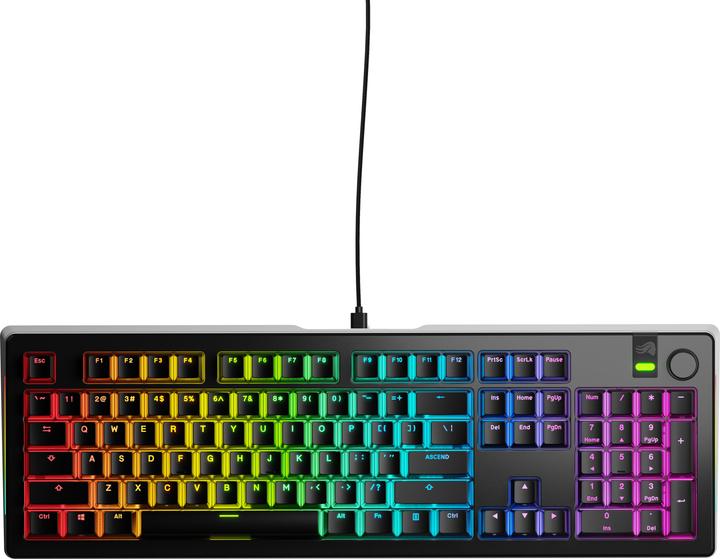 Produktbild Glorious GMMK 3 Pro 100 % Custom Gaming-Tastatur - Pre-Built, ANSI (US), Fox Switches, schwarz (US, Kabelgebunden)